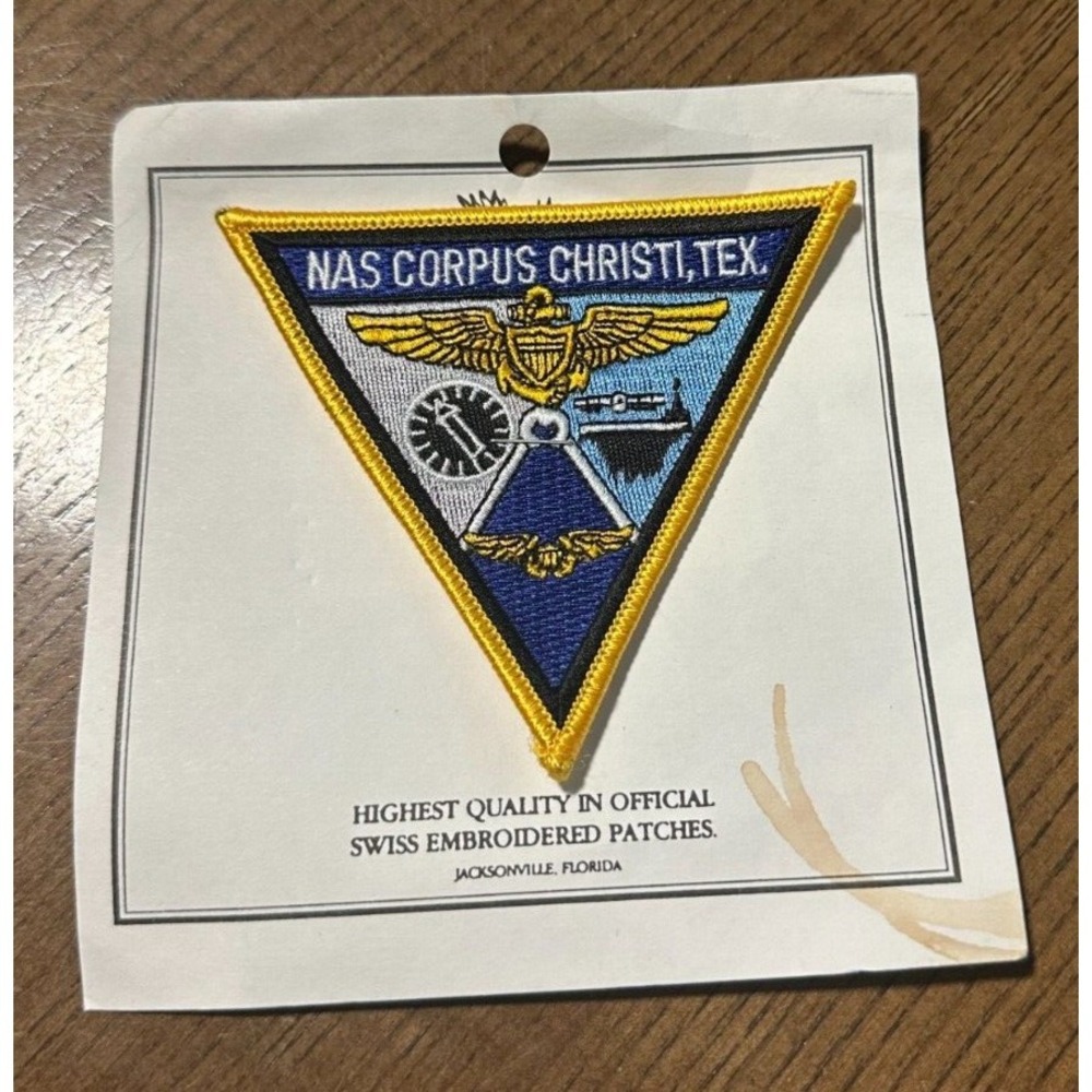 Brand New NAS Naval Air Station Corpus Christi Texas Military Triangle Patch